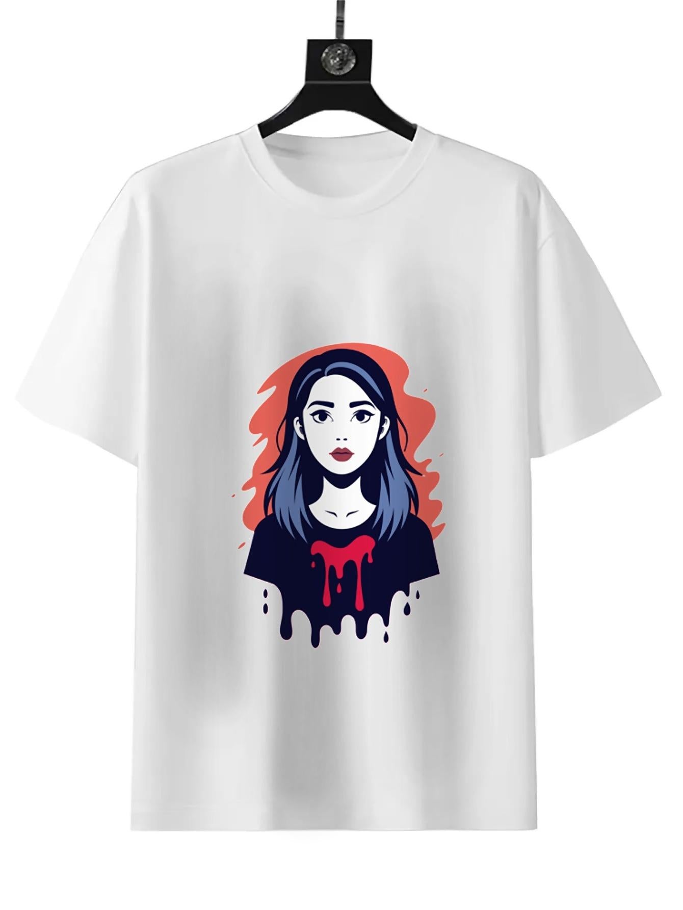 UME Anime Red Drip Custom T-Shirt