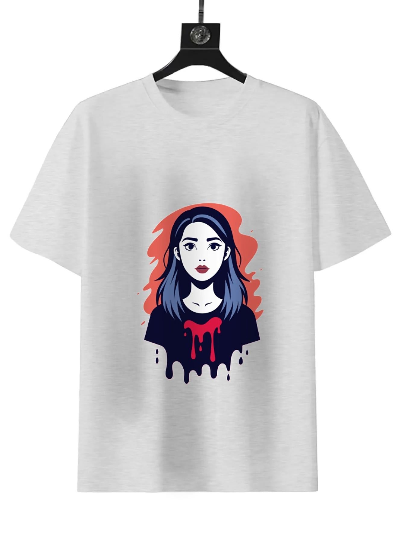 UME Anime Red Drip Custom T-Shirt