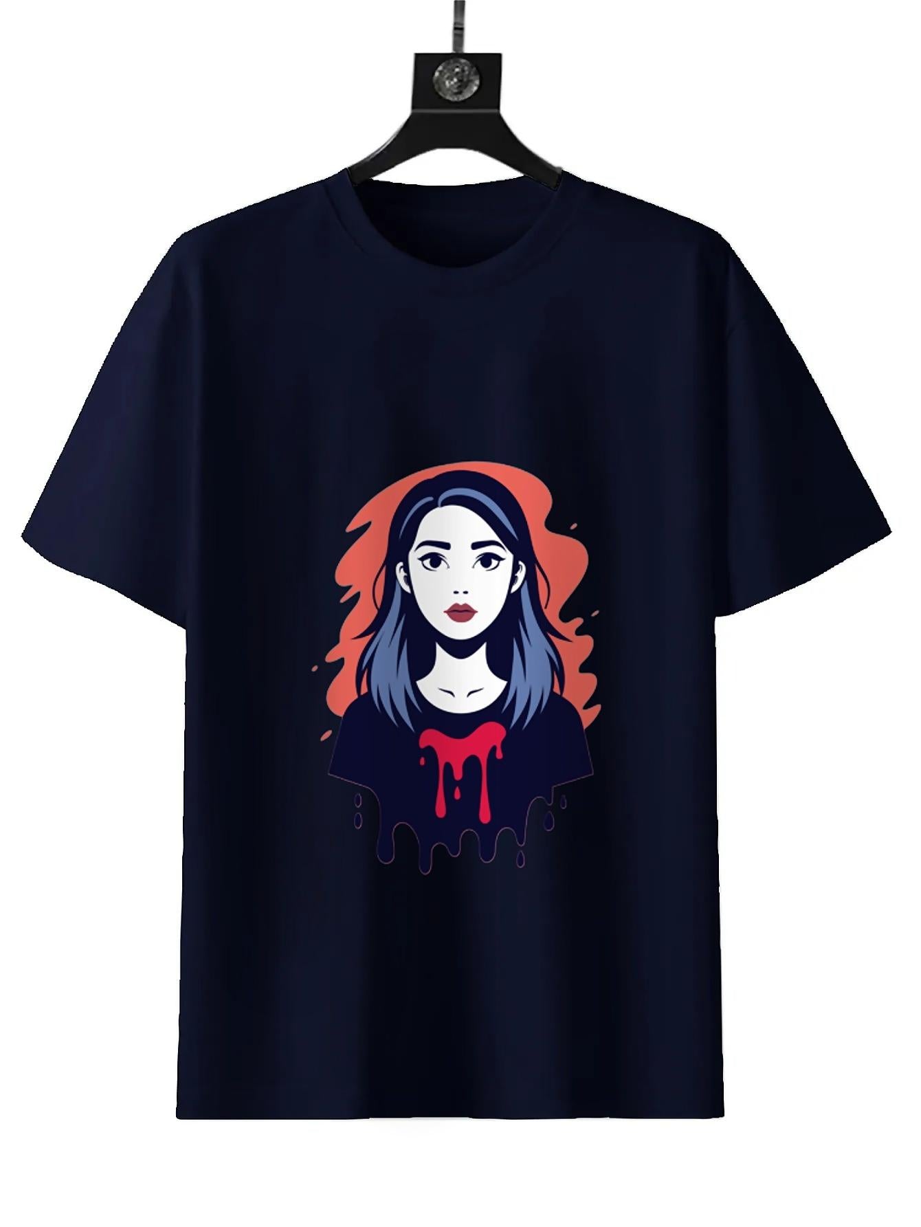 UME Anime Red Drip Custom T-Shirt