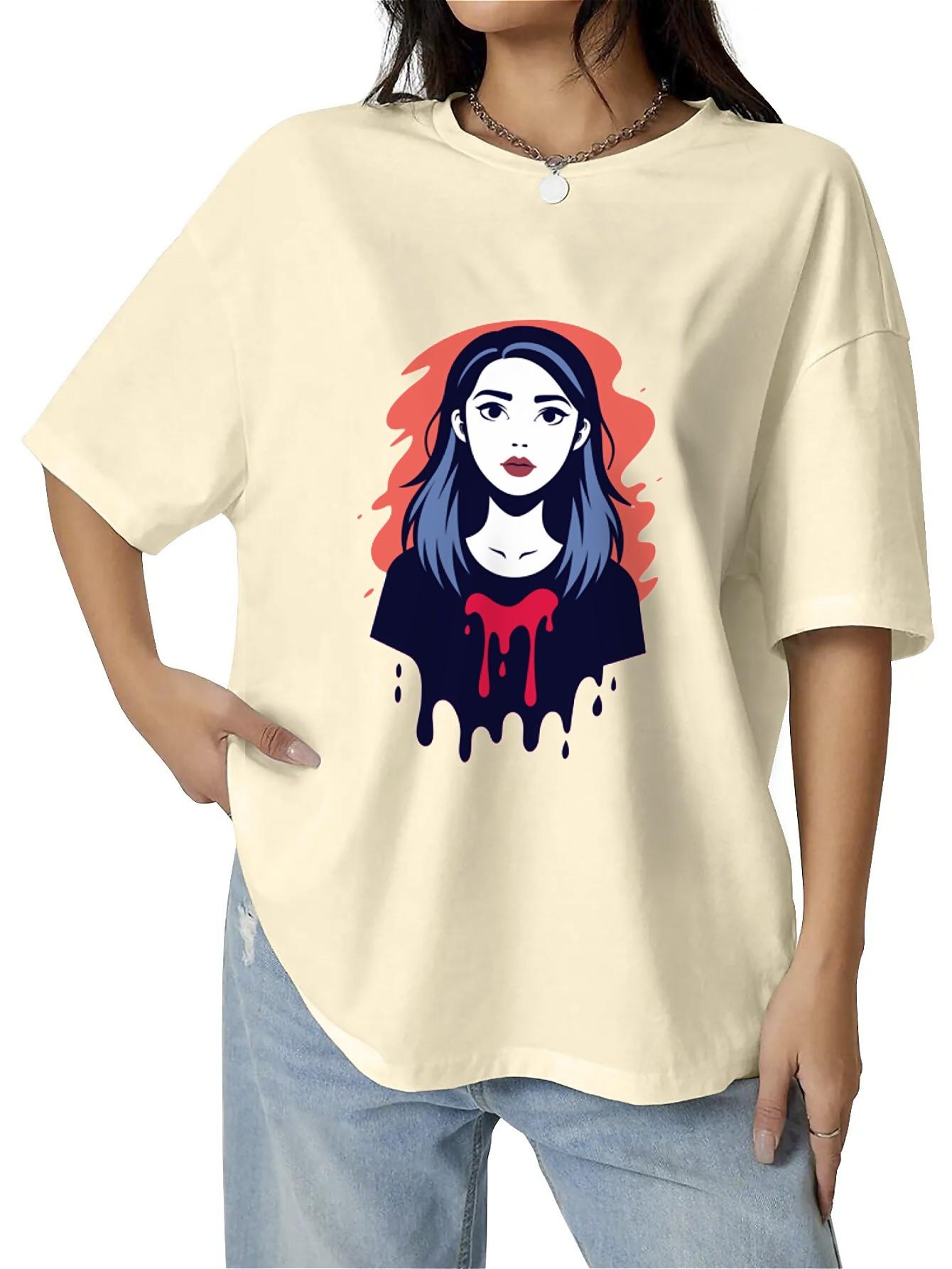 UME Anime Red Drip Custom T-Shirt