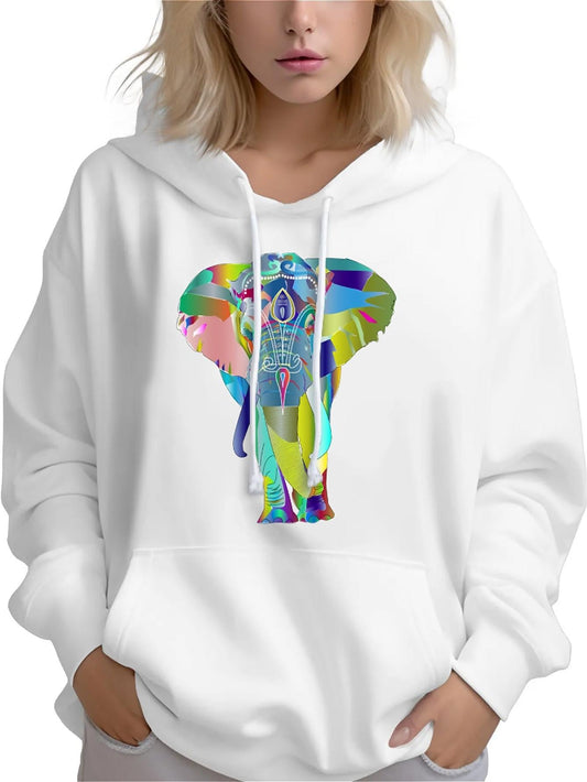 UME Customizable Colorful Elephant Hoodie