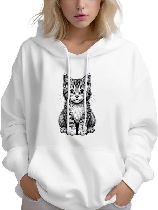 UME Customizable Cat Silhouette Hoodie