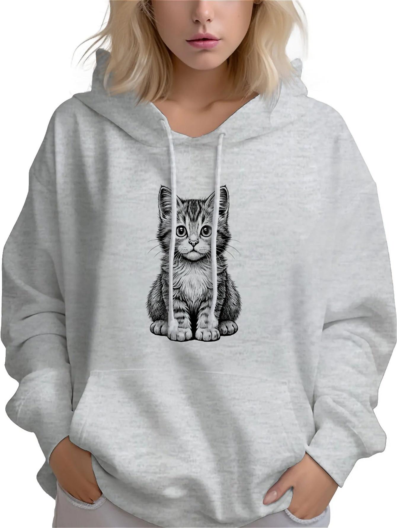 UME Customizable Cat Silhouette Hoodie