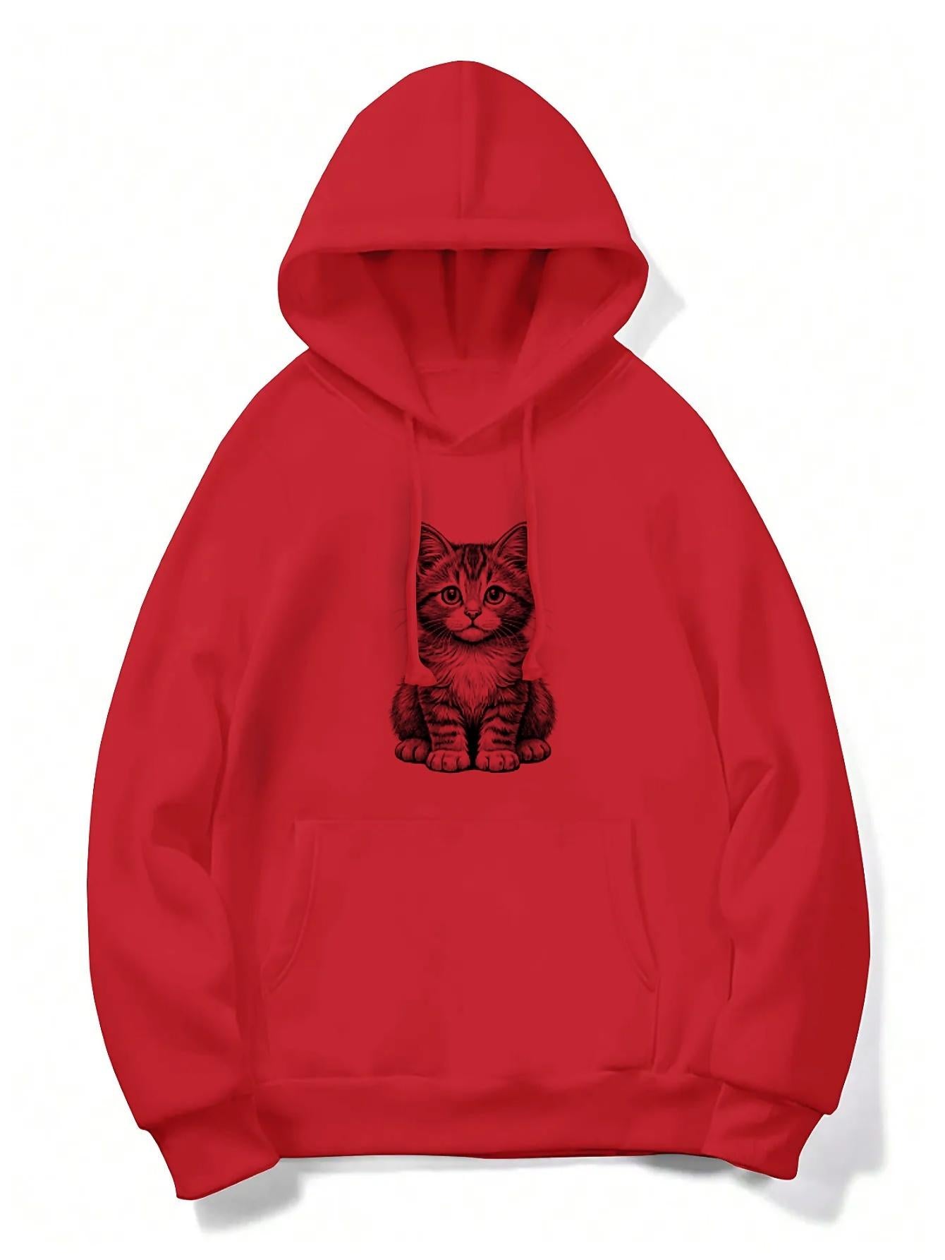 UME Customizable Cat Silhouette Hoodie